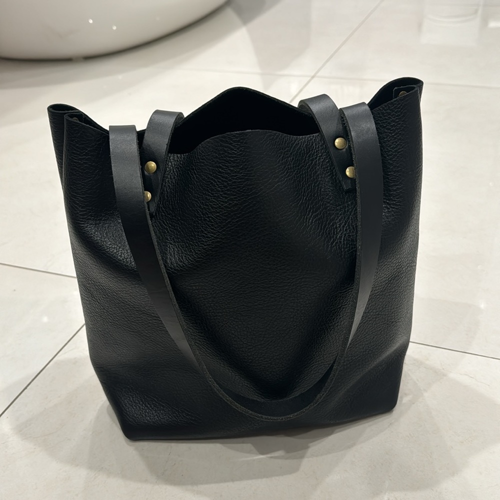 Portland leather goods small tote